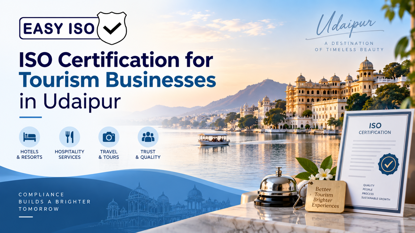 ISO Certification for Tourism Businesses in Udaipur